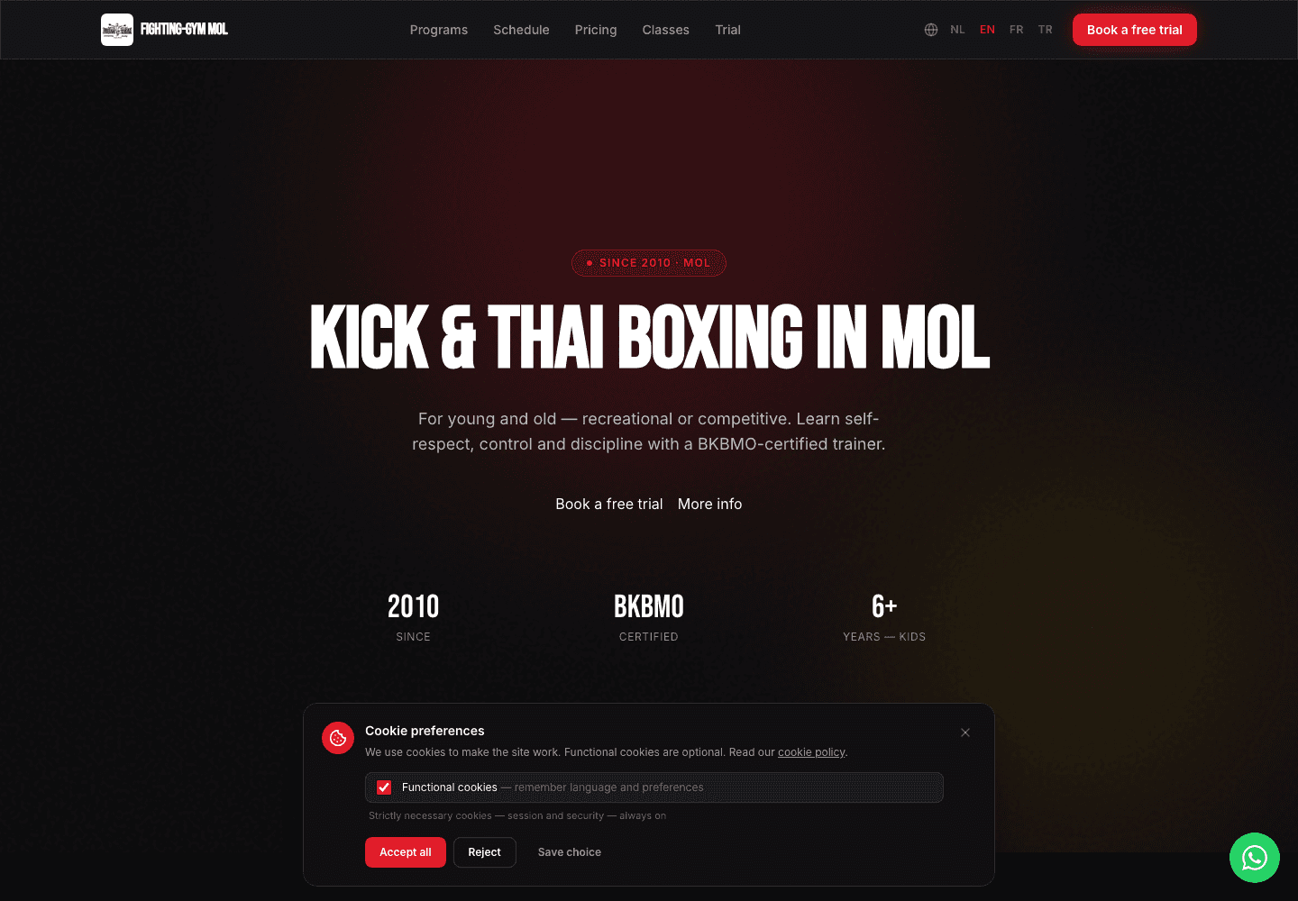 Fighting-Gym Mol project preview